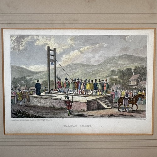 Antique halifax gibbet - print, j