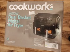 9L Cookworks Dual Air Fryer