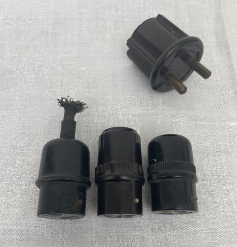 Vintage bakelite b22 light - bakelite,