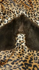 Vintage Collar  Faux Fur Detachable  Fake Fur Collar Lined Detachable Collar