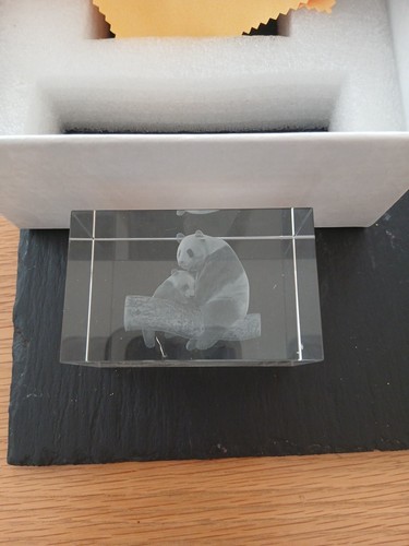 Laser engraved lead crystal - lead,
