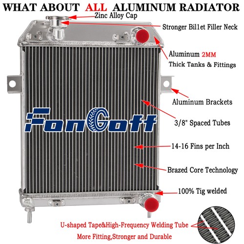 Rows aluminium radiator for - rows,