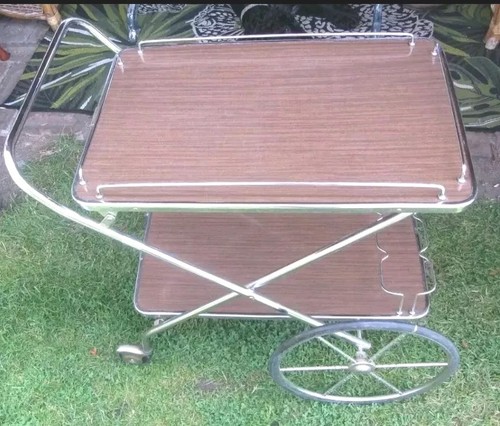 Vintage tea trolley - trolley, tier