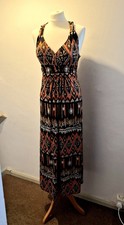 Boho Tribal Halter Neck Maxi