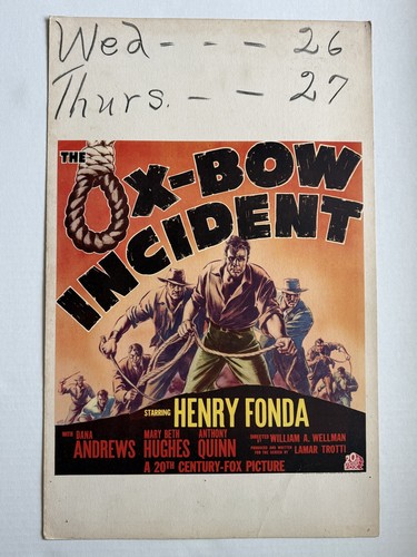 The bow incident - ox-bow, 1943