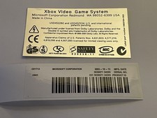 Original xbox warranty style - original,