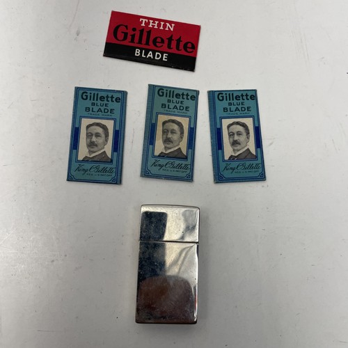 Antique gillette razor - razor, silver