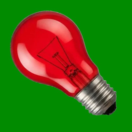60w red fireglow - 2x, light