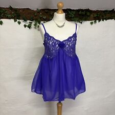 VINTAGE 1970s PURPLE BABYDOLL