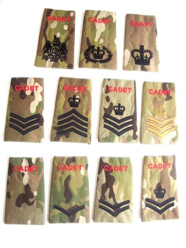Army cadet force - cadet, ranks