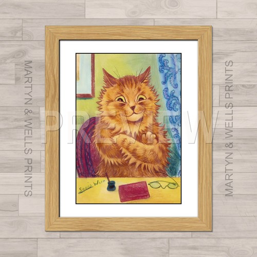 Louis wain print - louis, literary