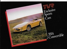 TVR  350i  high gloss brochure