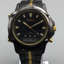 Pulsar Watch Men 38mm Gold