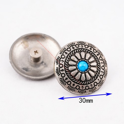 Concho round crafts - round, antique