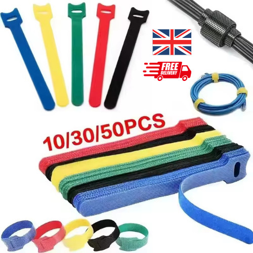 100 pcs velcros reusable cable - 100,