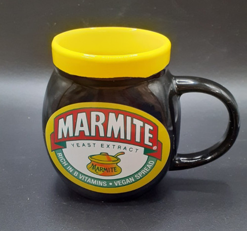 Marmite jar shaped coffee - coffee, tea
