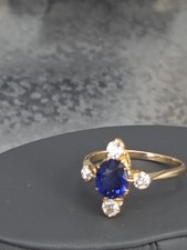 LOVELY  OLD CUT  SAPPHIRE &