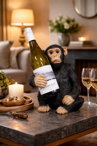 Cheeky monkey wine bottle - cheeky,