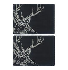 2x Decorative 30cm Stag Design