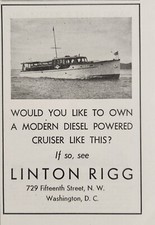 1945 Print Ad Linton Rigg