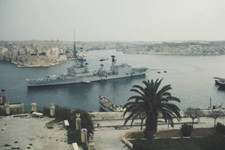 Royal Navy Ship Hms Blake A Tiger Class Light Cruiser 1972 4x6 PHOTO