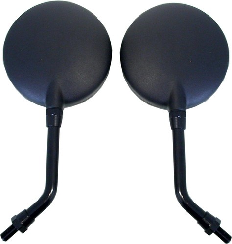 Mirrors 10mm black round left - black,