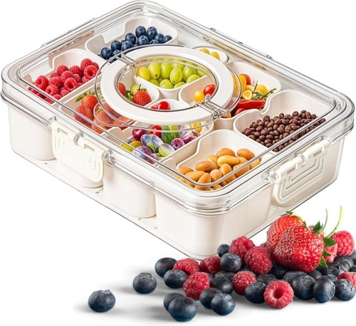 Compartment divided snack - 8,