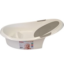Nuby Baby Bath BPA Free with Built-in Seat and Soft Foam Headrest