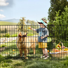 Rustproof metal garden fence - metal,