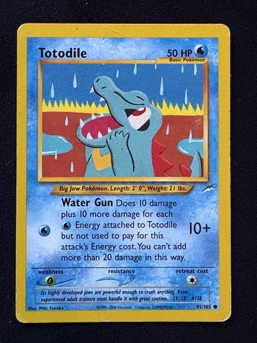 Pokémon tcg totodile 105 - pokémon,