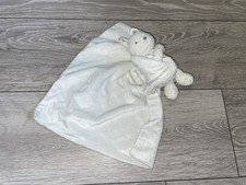 Jellycat Moonbeam Nugget Bunny Rabbit Comforter Soother Blanket Plush White A1
