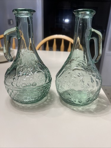 Pressed glass jar - glass,