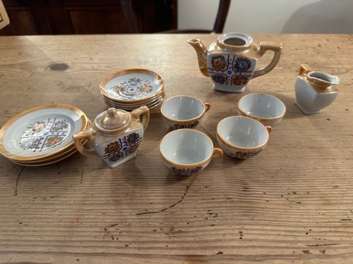 Small china tea - , set