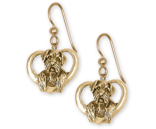 Border terrier jewelry 14k - jewelry,