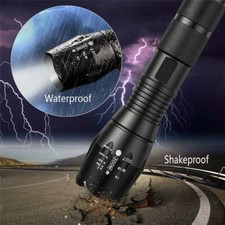 Super Bright SkyWolfEye 90000LM LED T6 Zoomable Flashlight Camping Lamp Torch