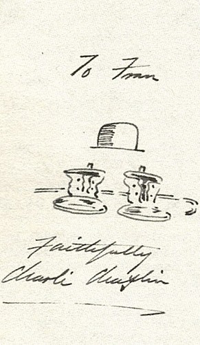 Charlie chaplin signed - chaplin,
