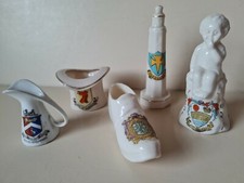 5x Crested Ware Various Makers