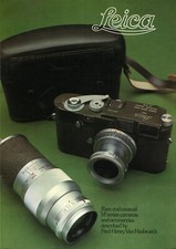 LEICA, Rare & unusual M series cameras, 1978, First printing, P-H van Hasbroeck