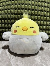 Aimee the Chick Grey And Yellow Squishmallow 8" Plush Soft Toy Duck Chicken