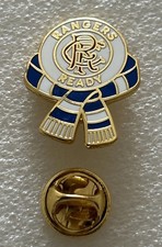 Collectable Glasgow Rangers Supporter Enamel Badge Wear With Pride