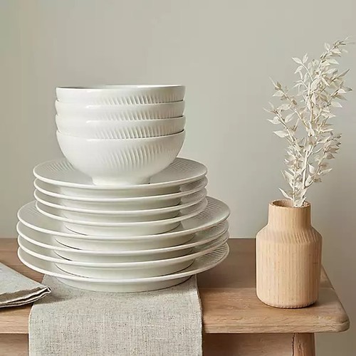 Denby arc white procelain - denby, 12