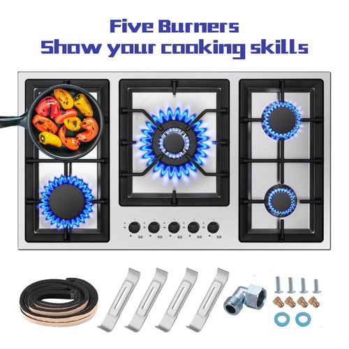 Kitchen gas cooktop - in,