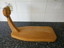 Handmade Homemade Serrano Spanish Jamonero Iberico Cured Ham Stand Solid Wood