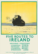 VINTAGE Travel POSTER Ireland