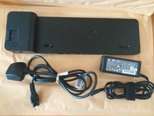 D9Y32AA HP 2013 Ultraslim Elitebook Laptop Docking Station + HP 65W AC Adapter