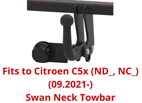 Swan neck tow bar - for, citroen