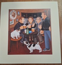 Beryl Cook mounted print - In