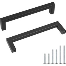 PINLIN 30 Pack Stainless Steel Wardrobe Drawer Handles Modern Style 30pcs