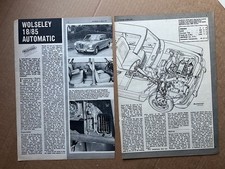 WOLSELEY 18/85 AUTOCAR ARTICLE