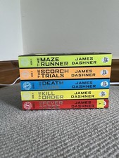 James Dashner the Maze Runner Trilogy Scorch Trials Death Cure Books Bundle